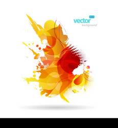 Dynamic Colorful Splash vector image