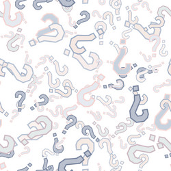 quiz seamless pattern question marks doubt faq vector image