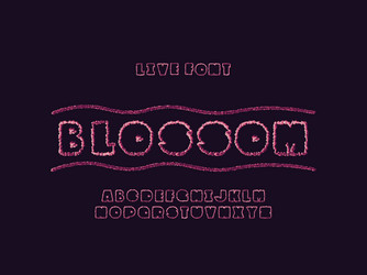 Thread font Royalty Free Vector Image - VectorStock