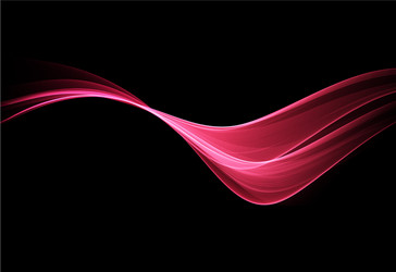 Dynamic Red Wave Pattern vector image