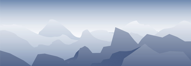Mountain landscape Royalty Free Vector Image - VectorStock