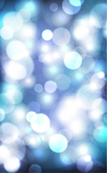 multicolored blurry bokeh on a dark background vector image
