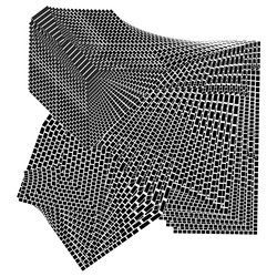 rgb abstract halftone lines dynamic background vector image