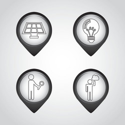 Set icons vector