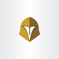 Gladiator helmet spartan helm icon Royalty Free Vector Image