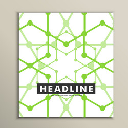set for design in molecules abstract style vector image