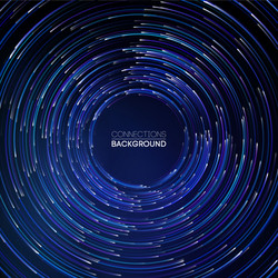 sound wave audio abstract background network vector image
