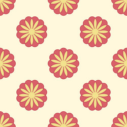 a pattern of red flowers in an abstract style vector