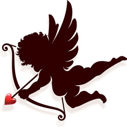 Tattooed cupidon art Royalty Free Vector Image