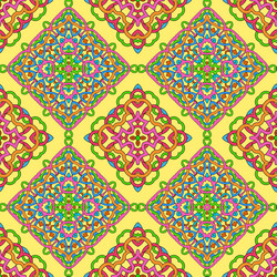 seamless pattern from abstract elements vector image