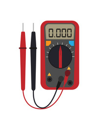 Digital Multimeter Electrical Testing vector image