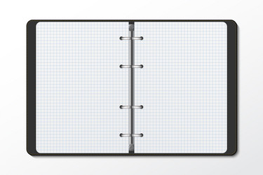 Ring Binder with Sheets of Paper Vector Image