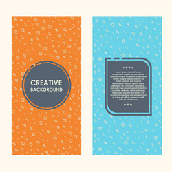 modern layout with creative background abstract vector image