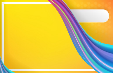 modern abstract background with waves and lines vector image