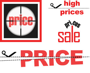 sale signs set vector