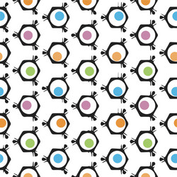 abstract seamless pattern on a white background vector image