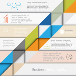 Business template infographics vector