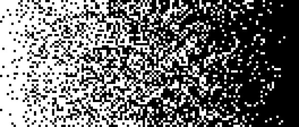 pixelated halftone gradient noise fading pixel vector image