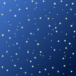 background dark blue gradient night sky with many vector image