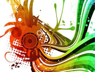 Dynamic Splash Abstract Background vector image