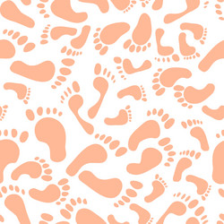 seamless pattern with traces different sizes vector image