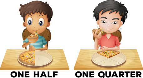 Half Fraction Vector Images (over 160)