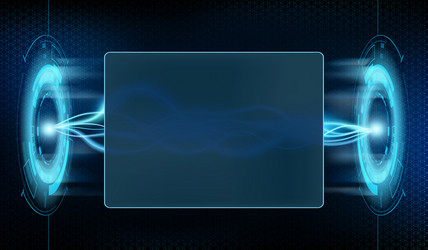 Futuristic X-Ray Screen Background vector image