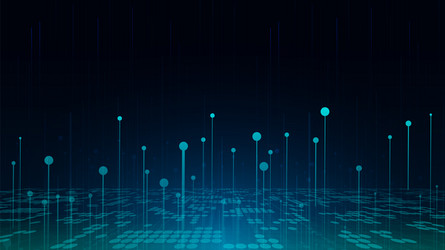 hi-tech digital data abstract design vector image