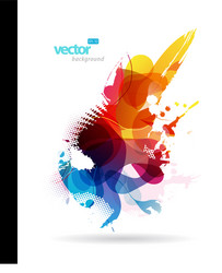 Colorful splash Royalty Free Vector Image - VectorStock
