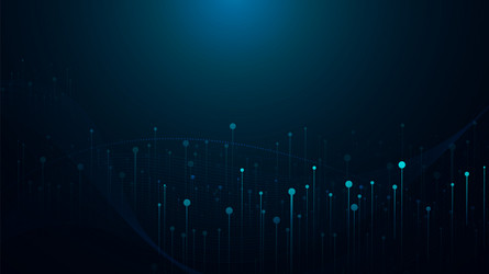 hi-tech digital data abstract design vector image