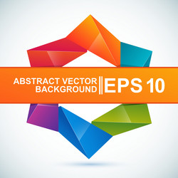 Abstract shape - star Royalty Free Vector Image