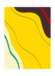 minimalistic trend abstract design with various vector image