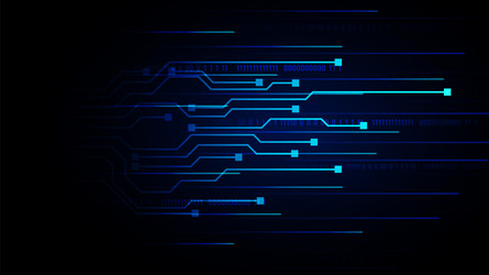 hi-tech digital data abstract design vector image
