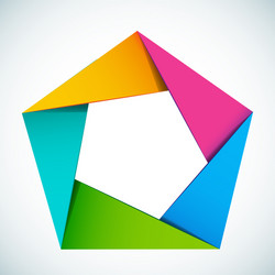 Abstract shape - star Royalty Free Vector Image