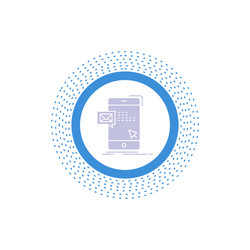 bulk dialog instant mail message glyph icon vector image