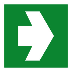 exit green sign isolate on white background eps10 vector image