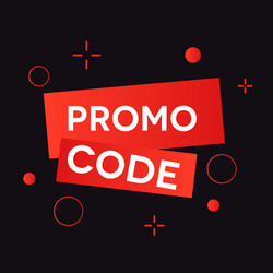 Promo code coupon vector