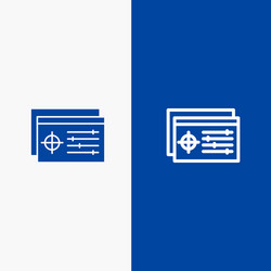 setting controller target object line and glyph vector image
