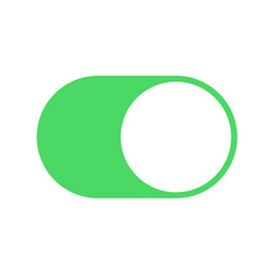 button for turning on and off color vector image