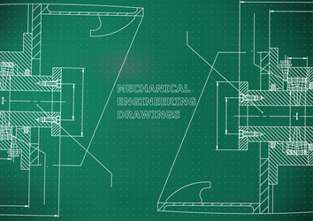 Mechanical engineering technical backgrounds Vector Image