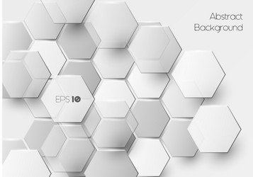 Modern Hexagonal Abstract Background vector image