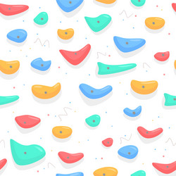 Climbing Grips Pattern - Stone Wall vector image
