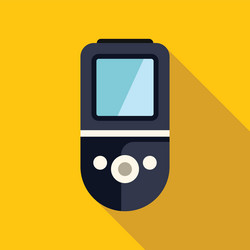 old fashioned mobile phone with buttons vector image