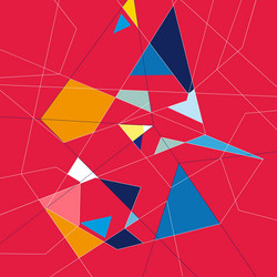 abstract graphics a background of different vector image