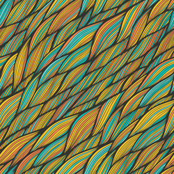 seamless pattern with abstract waves texture vector image