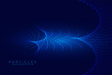 abstract and glowing particle template vector image