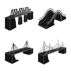 isolated object construct and side symbol vector image