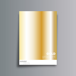 gold gradient cover background for the banner vector