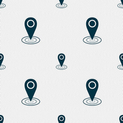 map pointer icon sign seamless abstract background vector image