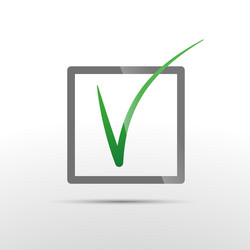 Green Checkmark Icon - Confirmation Vector Image